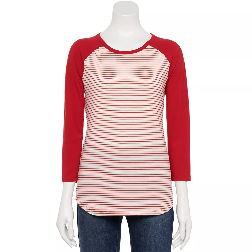 Women's Sonoma Goods For Life® Baseball Tee 1 Women's Sonoma Goods For Life® Baseball Tee