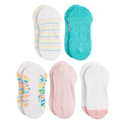 Women's Sonoma Goods For Life® 5-Pack No-Show Socks -True Fit Shop 4133288 ALT4