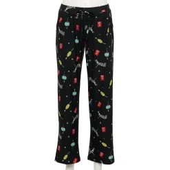 Women's Sonoma Goods For Life® Cozy Pajama Pants -True Fit Shop 4211999 Black New Year