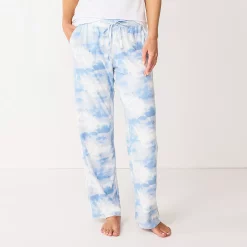 Women's Sonoma Goods For Life® Cozy Pajama Pants -True Fit Shop 4211999 Blue Cloud Dye