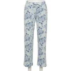 Women's Sonoma Goods For Life® Cozy Pajama Pants -True Fit Shop 4211999 Blue Scenic