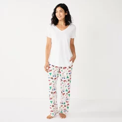 Women's Sonoma Goods For Life® Cozy Pajama Pants -True Fit Shop 4211999 Forest Friends
