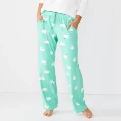 Women's Sonoma Goods For Life® Cozy Pajama Pants -True Fit Shop 4211999 Mint Sheepish