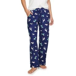 Women's Sonoma Goods For Life® Cozy Pajama Pants -True Fit Shop 4211999 Navy Dogs