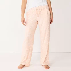 Women's Sonoma Goods For Life® Cozy Pajama Pants -True Fit Shop 4211999 Peach Animal