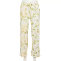 Women's Sonoma Goods For Life® Cozy Pajama Pants -True Fit Shop 4211999 Peach Palm Jungle