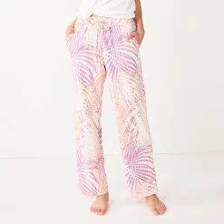 Women's Sonoma Goods For Life® Cozy Pajama Pants -True Fit Shop 4211999 Purple Palm
