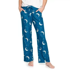 Women's Sonoma Goods For Life® Cozy Pajama Pants -True Fit Shop 4211999 Teal Celestial