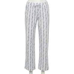 Women's Sonoma Goods For Life® Cozy Pajama Pants -True Fit Shop 4211999 White Stripe