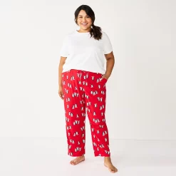 Plus Size Sonoma Goods For Life® Knit Pajama Pants 23 Plus Size Sonoma Goods For Life® Knit Pajama Pants -True Fit Shop 4212360 Arctic Critters