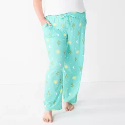 Plus Size Sonoma Goods For Life® Knit Pajama Pants 22 Plus Size Sonoma Goods For Life® Knit Pajama Pants -True Fit Shop 4212360 Turquoise Summer