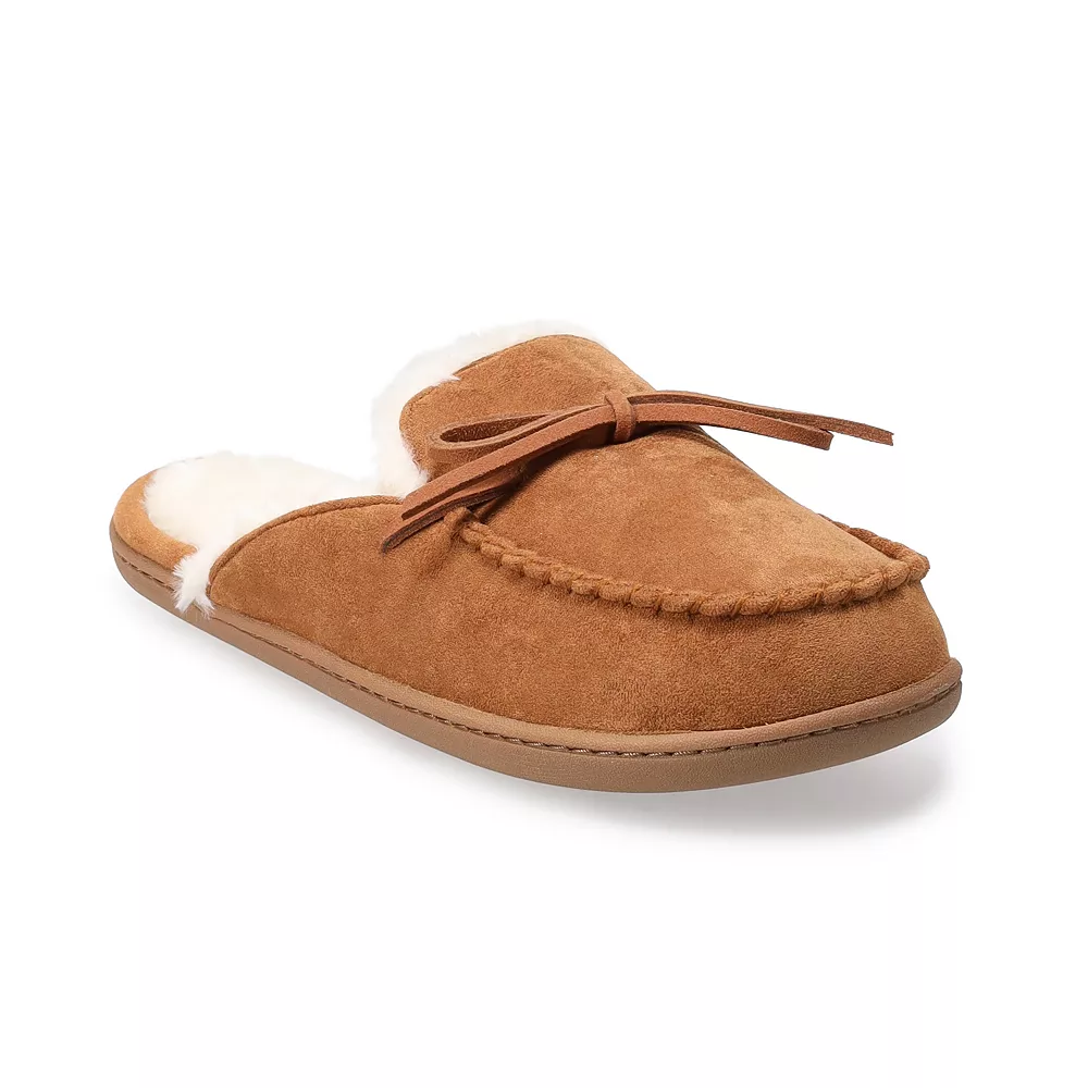 Women's Sonoma Goods For Life® Scuff Moccasin Slippers 6 Women's Sonoma Goods For Life® Scuff Moccasin Slippers - Image 6