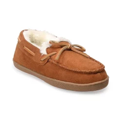 Women's Sonoma Goods For Life® Recycled Faux Suede Moccasin Slippers 16 Women's Sonoma Goods For Life® Recycled Faux Suede Moccasin Slippers -True Fit Shop 4797537 Chestnut