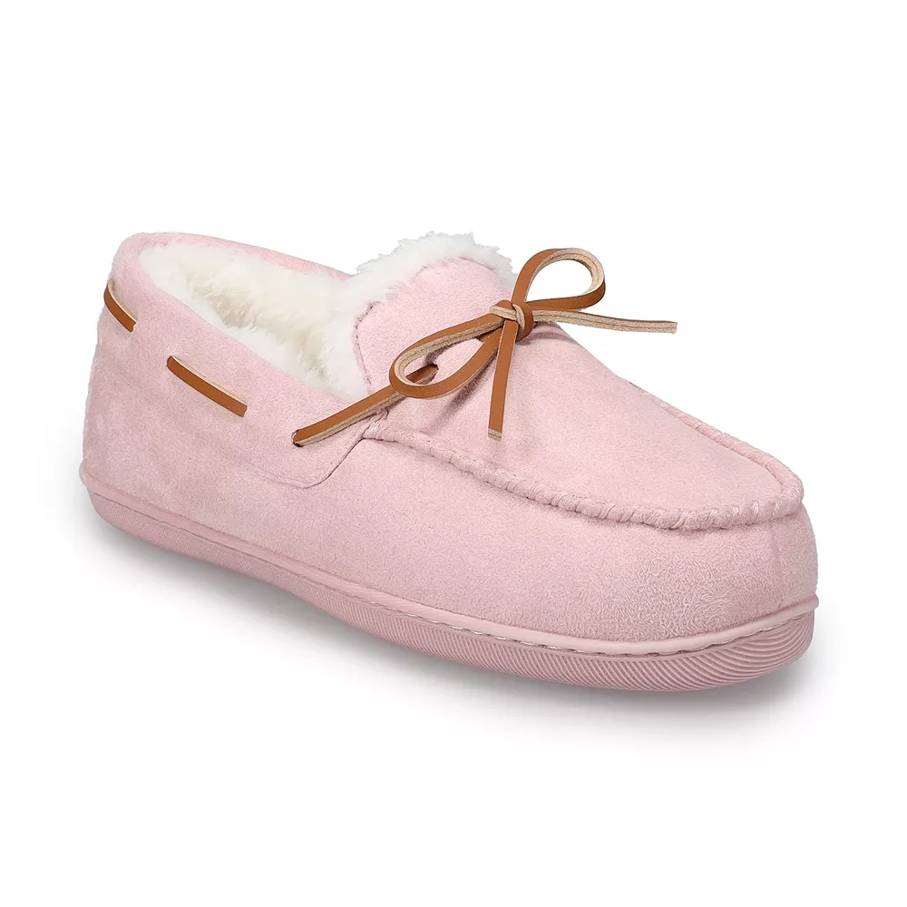 Women's Sonoma Goods For Life® Recycled Faux Suede Moccasin Slippers 7 Women's Sonoma Goods For Life® Recycled Faux Suede Moccasin Slippers - Image 7