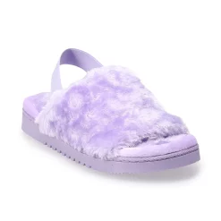 Women's Sonoma Goods For Life® Faux Fur Slide Slipper with Backstrap 10 Women's Sonoma Goods For Life® Faux Fur Slide Slipper with Backstrap -True Fit Shop 4797542 Lavender