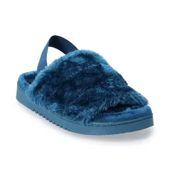 Women's Sonoma Goods For Life® Faux Fur Slide Slipper with Backstrap 11 Women's Sonoma Goods For Life® Faux Fur Slide Slipper with Backstrap -True Fit Shop 4797542 Poseidon