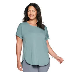 Plus Size Sonoma Goods For Life® Supersoft Short Sleeve Top