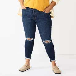 Plus Size Sonoma Goods For Life® Premium Mid-Rise Skinny Jeans 15 Plus Size Sonoma Goods For Life® Premium Mid-Rise Skinny Jeans -True Fit Shop 4916151 Cotati