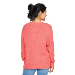 Women's Sonoma Goods For Life® All Over Stitch Crewneck Sweater 34 Women's Sonoma Goods For Life® All Over Stitch Crewneck Sweater -True Fit Shop 4923526 ALT