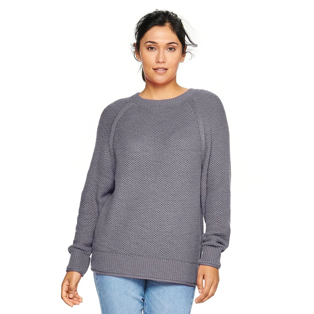 Women's Sonoma Goods For Life® All Over Stitch Crewneck Sweater 15 Women's Sonoma Goods For Life® All Over Stitch Crewneck Sweater - Image 15
