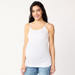 Maternity Sonoma Goods For Life® Seamless Camisole -True Fit Shop 4934876 White