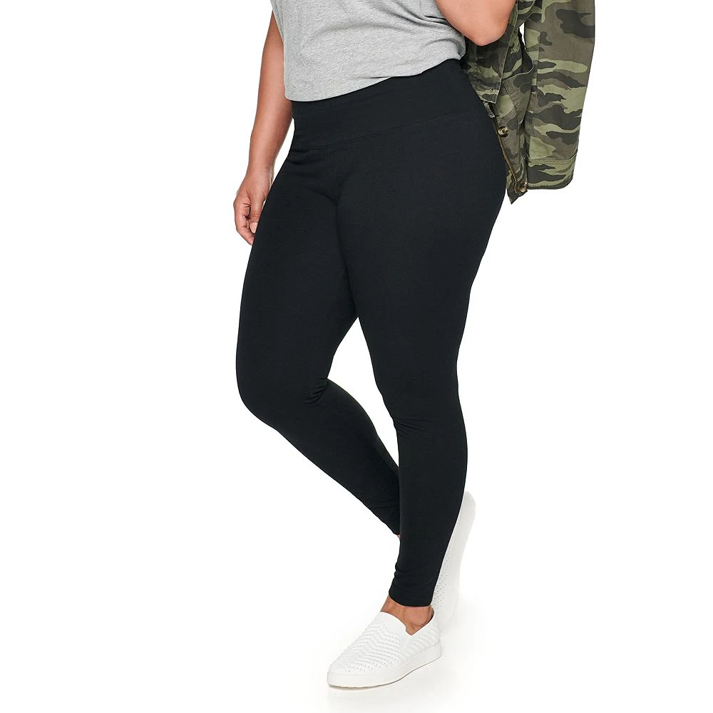 Plus Size Sonoma Goods For Life® Midrise Leggings 10 Plus Size Sonoma Goods For Life® Midrise Leggings - Image 10