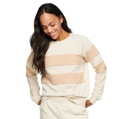 Women's Sonoma Goods For Life® Everyday Crewneck Sweatshirt 37 Women's Sonoma Goods For Life® Everyday Crewneck Sweatshirt -True Fit Shop 4974237 Cream Stripe