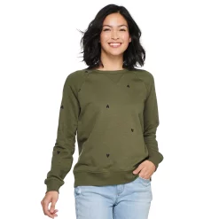 Women's Sonoma Goods For Life® Everyday Crewneck Sweatshirt 51 Women's Sonoma Goods For Life® Everyday Crewneck Sweatshirt -True Fit Shop 4974237 Olive Mini Heart