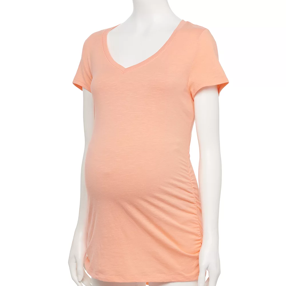 Maternity Sonoma Goods For Life® Essential V-Neck Tee 4 Maternity Sonoma Goods For Life® Essential V-Neck Tee - Image 4