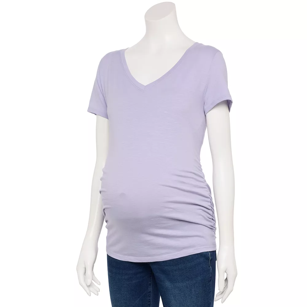 Maternity Sonoma Goods For Life® Essential V-Neck Tee 9 Maternity Sonoma Goods For Life® Essential V-Neck Tee - Image 9