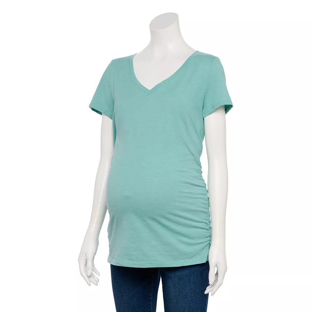Maternity Sonoma Goods For Life® Essential V-Neck Tee 36 Maternity Sonoma Goods For Life® Essential V-Neck Tee - Image 36