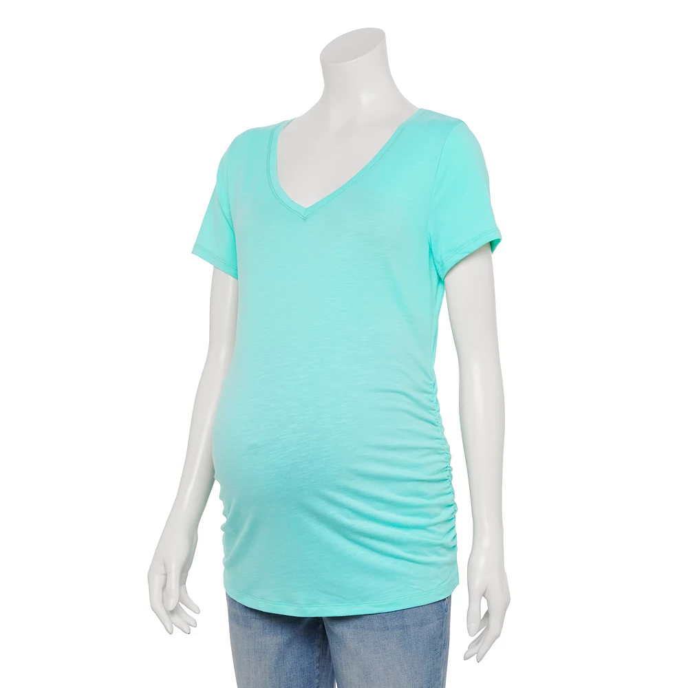 Maternity Sonoma Goods For Life® Essential V-Neck Tee 18 Maternity Sonoma Goods For Life® Essential V-Neck Tee - Image 18
