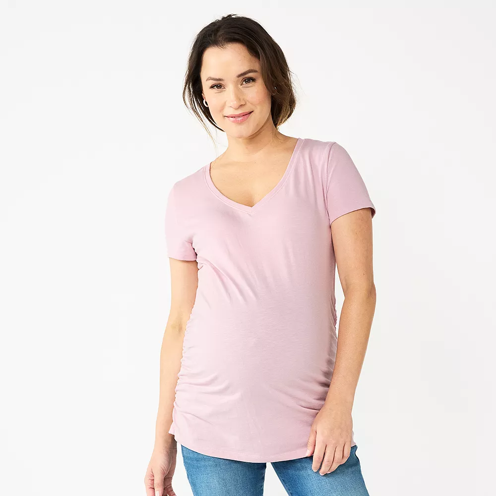 Maternity Sonoma Goods For Life® Essential V-Neck Tee 24 Maternity Sonoma Goods For Life® Essential V-Neck Tee - Image 24