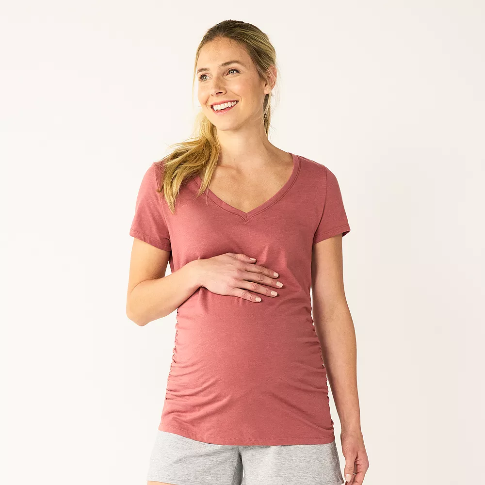 Maternity Sonoma Goods For Life® Essential V-Neck Tee 29 Maternity Sonoma Goods For Life® Essential V-Neck Tee - Image 29