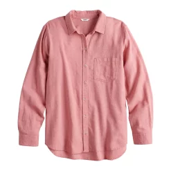 Women's Sonoma Goods For Life® Essential Everyday Button-Down Shirt 37 Women's Sonoma Goods For Life® Essential Everyday Button-Down Shirt -True Fit Shop 4991213 ALT5