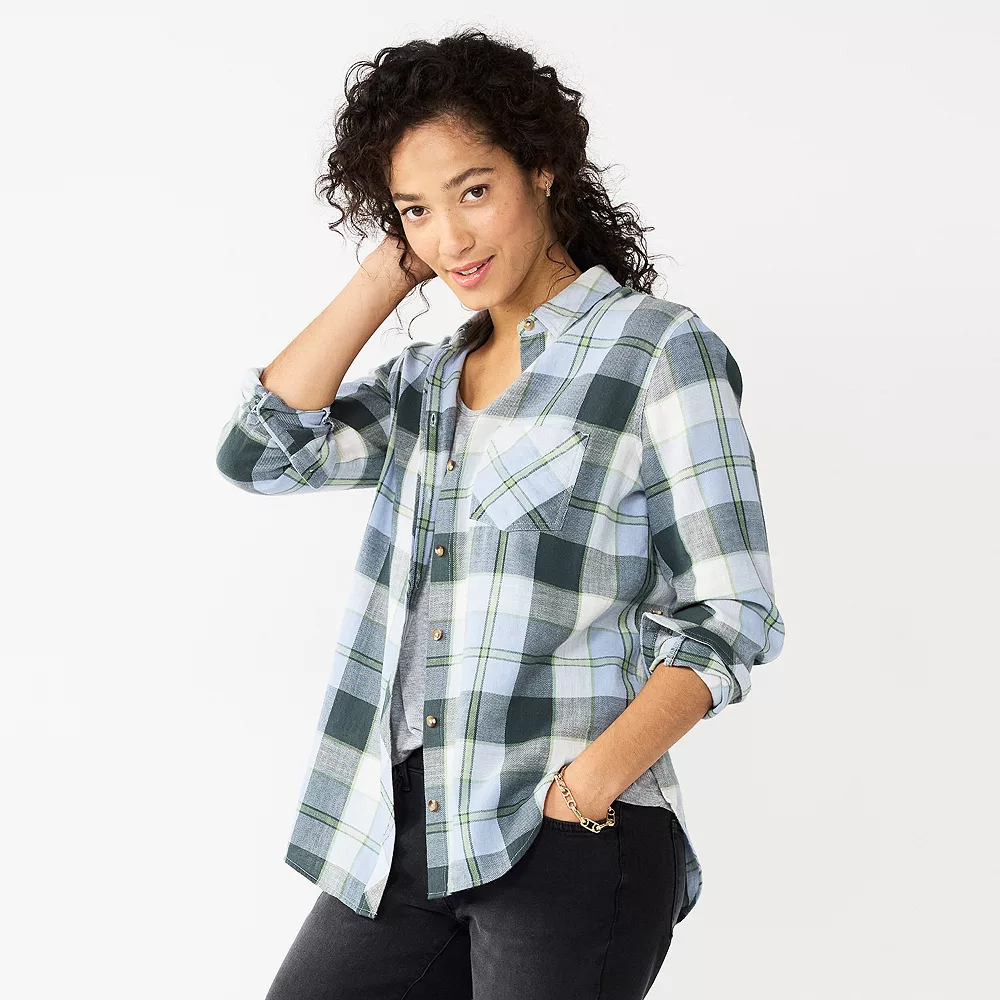 Women's Sonoma Goods For Life® Essential Everyday Button-Down Shirt 8 Women's Sonoma Goods For Life® Essential Everyday Button-Down Shirt - Image 8