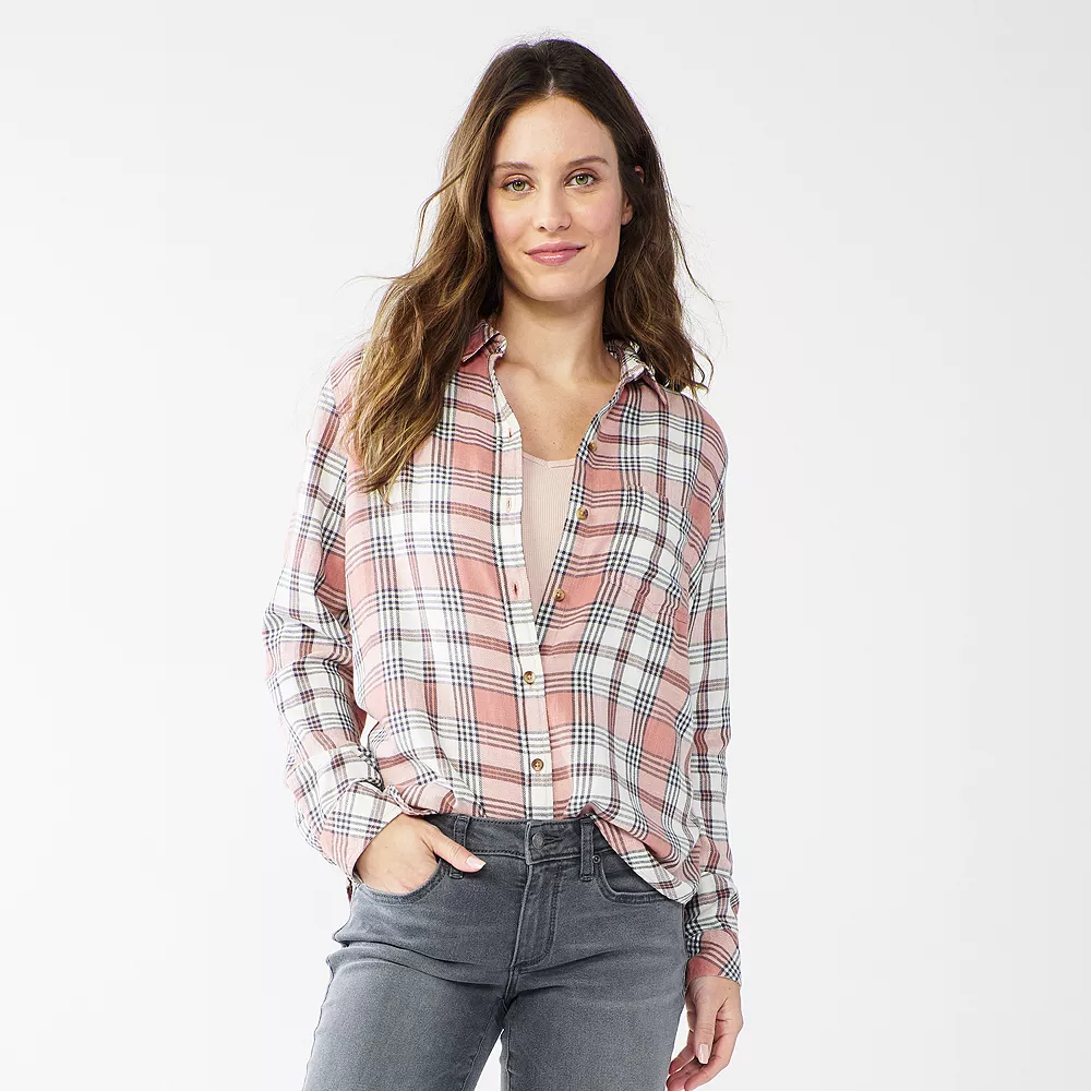 Women's Sonoma Goods For Life® Essential Everyday Button-Down Shirt 15 Women's Sonoma Goods For Life® Essential Everyday Button-Down Shirt - Image 15