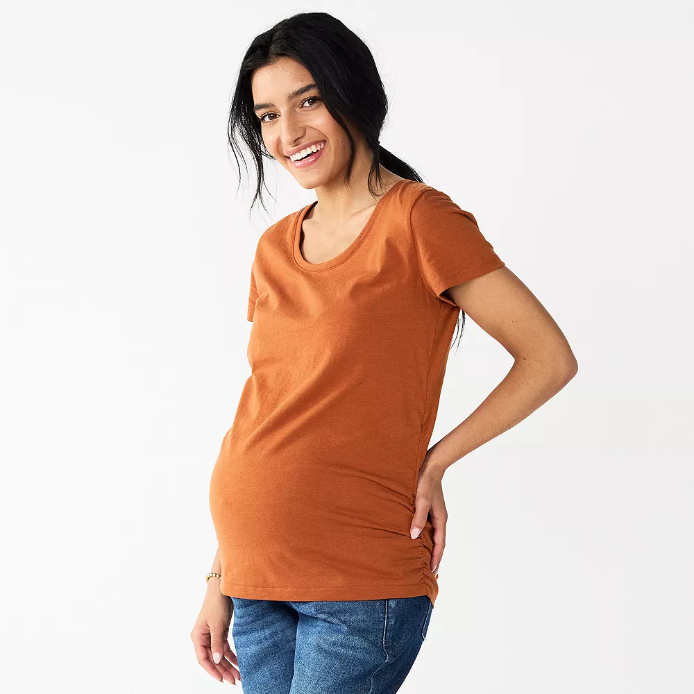 Maternity Sonoma Goods For Life® Essential Scoopneck Tee 12 Maternity Sonoma Goods For Life® Essential Scoopneck Tee - Image 12