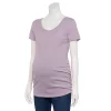 Maternity Sonoma Goods For Life® Essential Scoopneck Tee