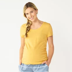 Maternity Sonoma Goods For Life® Essential Scoopneck Tee 22 Maternity Sonoma Goods For Life® Essential Scoopneck Tee -True Fit Shop 4998304 Yellow