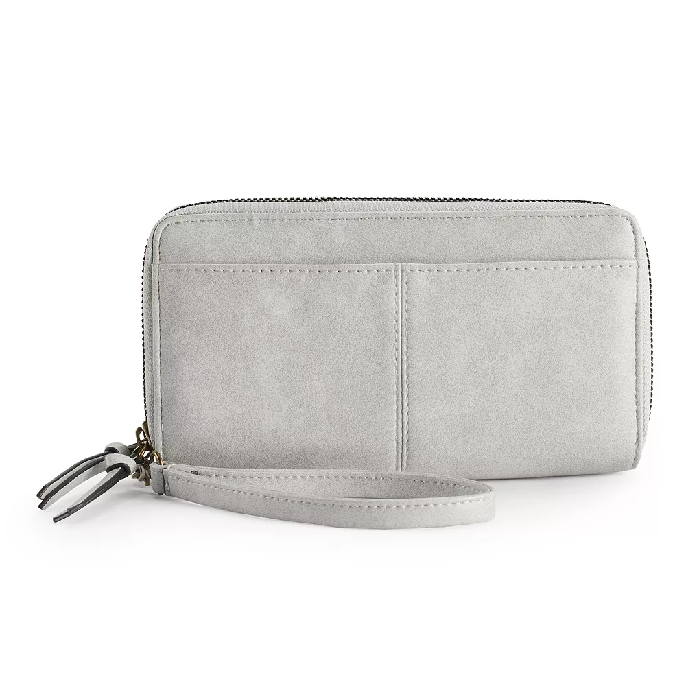 Sonoma Goods For Life® Elowen RFID-Blocking Double Zip Wristlet 7 Sonoma Goods For Life® Elowen RFID-Blocking Double Zip Wristlet - Image 7