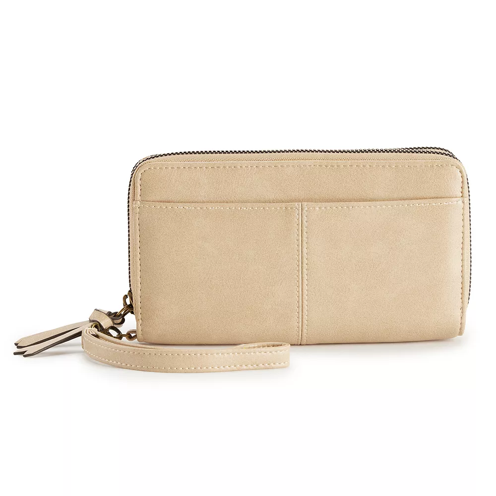 Sonoma Goods For Life® Elowen RFID-Blocking Double Zip Wristlet 5 Sonoma Goods For Life® Elowen RFID-Blocking Double Zip Wristlet - Image 5