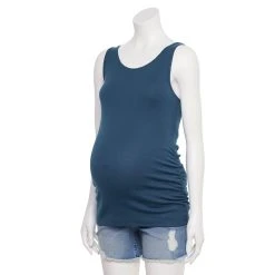 Maternity Sonoma Goods For Life® Essential Tank 22 Maternity Sonoma Goods For Life® Essential Tank -True Fit Shop 5010254 Blue