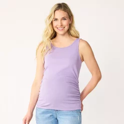 Maternity Sonoma Goods For Life® Essential Tank 17 Maternity Sonoma Goods For Life® Essential Tank -True Fit Shop 5010254 Violet