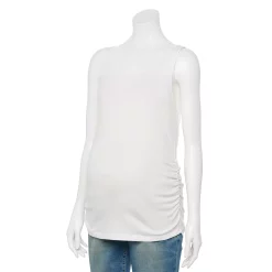 Maternity Sonoma Goods For Life® Essential Tank 19 Maternity Sonoma Goods For Life® Essential Tank -True Fit Shop 5010254 Vital White