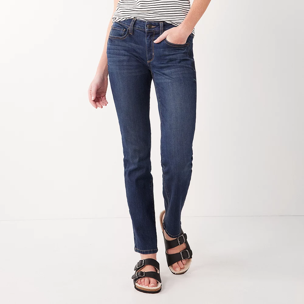Petite Sonoma Goods For Life® Midrise Straight-Leg Jeans 1 Petite Sonoma Goods For Life® Midrise Straight-Leg Jeans