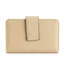 Sonoma Goods For Life® Abbey RFID-Blocking Indexer Wallet 13 Sonoma Goods For Life® Abbey RFID-Blocking Indexer Wallet -True Fit Shop 5014566 Woven Warm Taupe