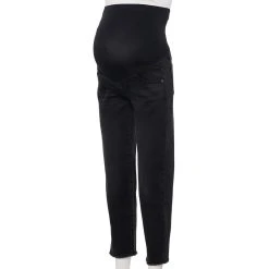 Maternity Sonoma Goods For Life® Over-The-Belly Cropped Straight-Leg Jeans 9 Maternity Sonoma Goods For Life® Over-The-Belly Cropped Straight-Leg Jeans -True Fit Shop 5035940 Black Wash