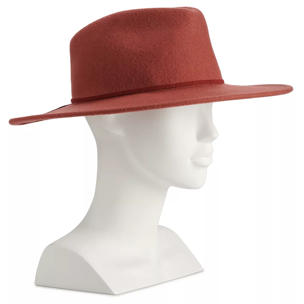 Women's Sonoma Goods For Life® Felt Fedora with Suede Band 7 Women's Sonoma Goods For Life® Felt Fedora with Suede Band - Image 7