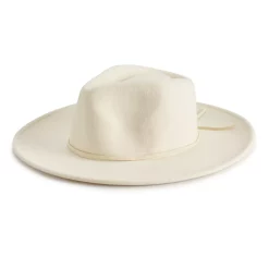 Women's Sonoma Goods For Life® Felt Fedora with Suede Band 14 Women's Sonoma Goods For Life® Felt Fedora with Suede Band -True Fit Shop 5044940 Ivory